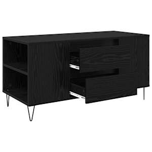 Konferenční stolek se zásuvkou Černý dub 102 x 44,5 x 50 cm - obrázek 5