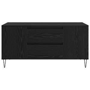 Konferenční stolek se zásuvkou Černý dub 102 x 44,5 x 50 cm - obrázek 6
