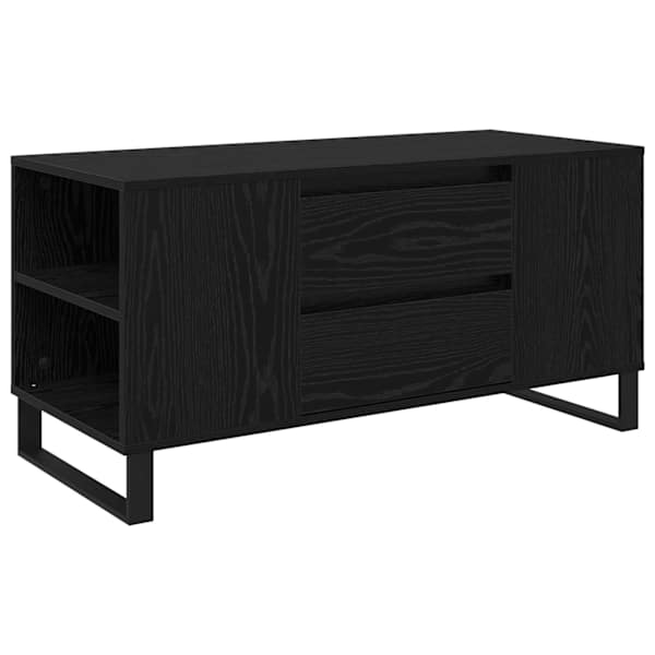 vidaXL Kohvilaud Must tamm 102 x 44,5 x 50 cm Tehispuit