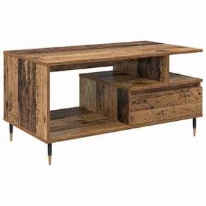 vidaXL Kohvilaud Vana puit 90 x 49 x 45 cm Tehispuit