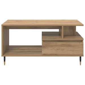 Konferenční stolek se zásuvkou Artisanový dub 90 x 49 x 45 cm - obrázek 6