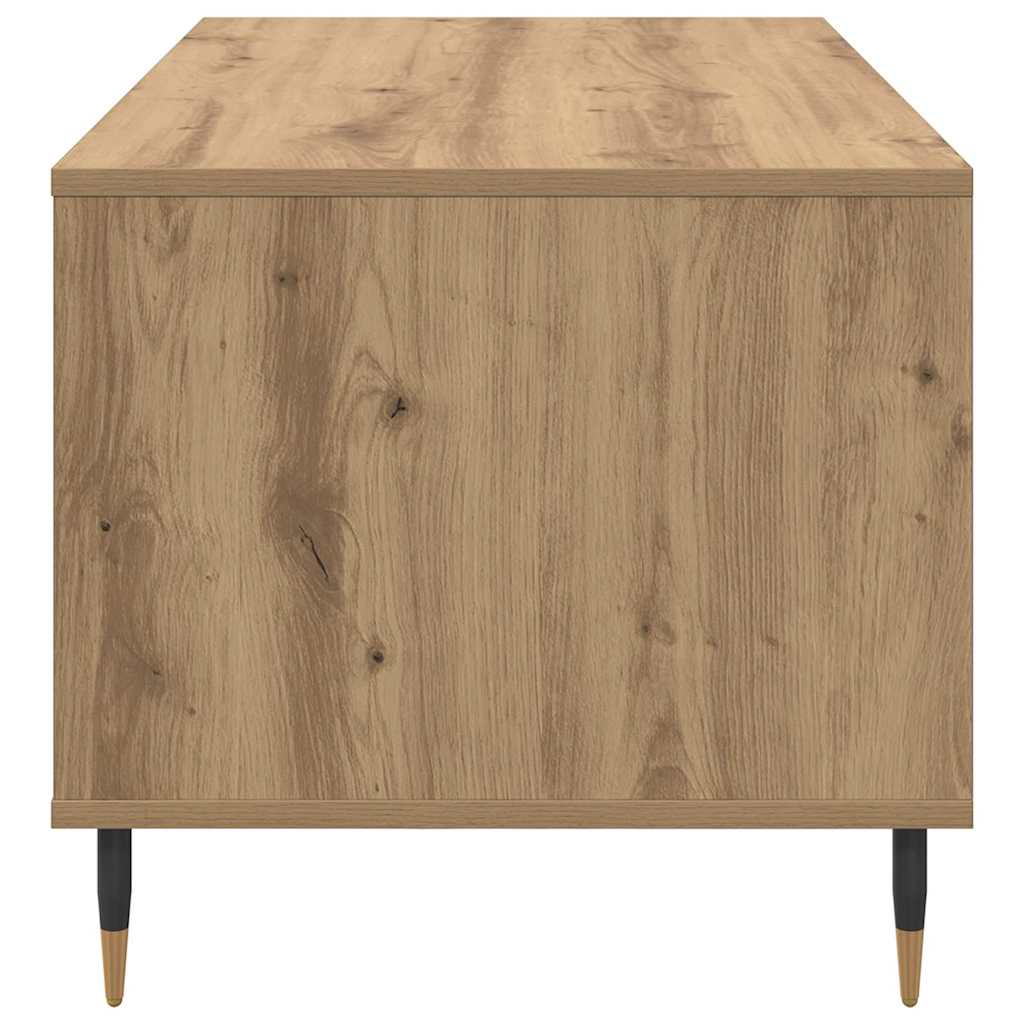 Масичка за кафе дъб артизан 90 x 49 x 45 см Инженерно дърво - Image 7