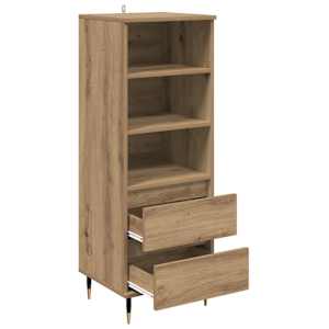 Vysoký bufet Artisanový dub 40 x 36 x 110 cm kompozitní dřevo - obrázek 5