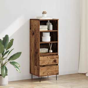 Visok predalnik Star les 40 x 36 x 110 cm Konstruiran les