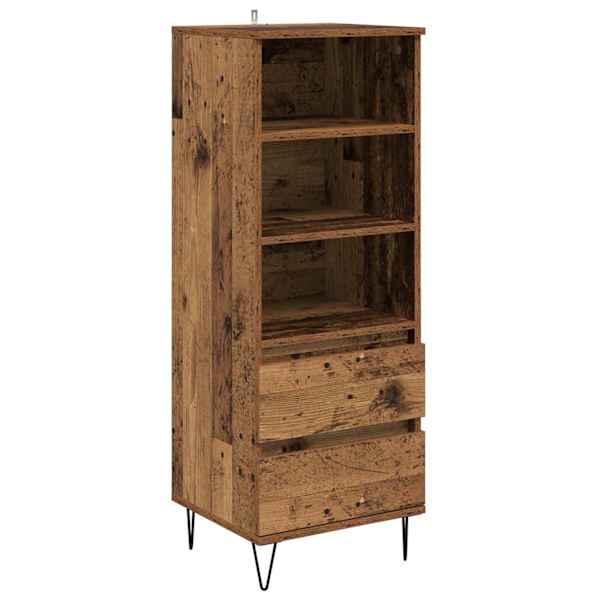 vidaXL K&otilde;rgushein Vana puit 40 x 36 x 110 cm Tehispuit