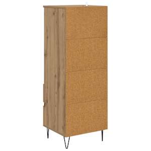 Vysoký bufet Artisanový dub 40 x 36 x 110 cm kompozitní dřevo - obrázek 8