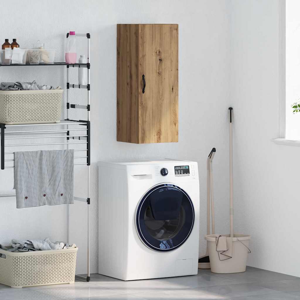 Dulapuri & depozitare - Dulap montat pe perete Stejar Artizanal 34,5 x 34 x 90 cm