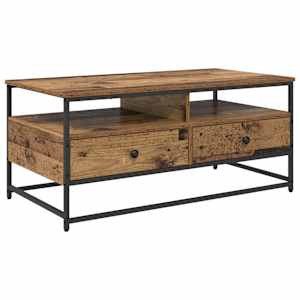 vidaXL Kohvilaud Vana puit 100 x 51 x 45 cm Tehispuit