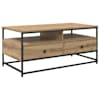 vidaXL Kohvilaud Artisan tamm 100 x 51 x 45 cm Tehispuit