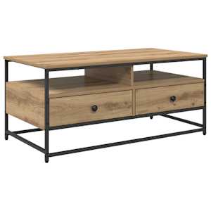 vidaXL Kohvilaud Artisan tamm 100 x 51 x 45 cm Tehispuit