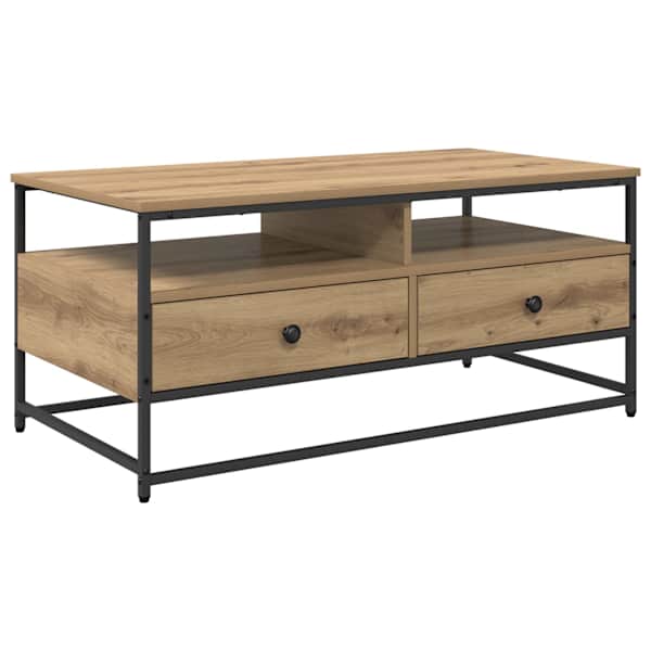 vidaXL Kohvilaud Artisan tamm 100 x 51 x 45 cm Tehispuit