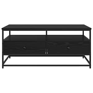 Konferenční stolek Černý dub 100 x 51 x 45 cm kompozitní dřevo - obrázek 6