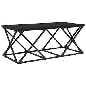 Konferenční stolek Černý dub 100 x 49 x 40 cm kompozitní dřevo - obrázek 2