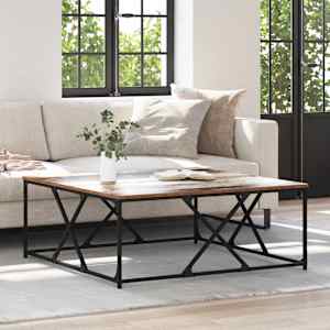 Klubska miza Star les 100 x 100 x 40 cm Konstruiran les