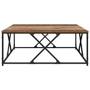 Konferenční stolek Staré dřevo 100 x 100 x 40 cm - obrázek 5