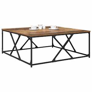 Konferenční stolek Staré dřevo 100 x 100 x 40 cm - obrázek 3