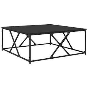 Konferenční stolek Černý dub 100 x 100 x 40 cm kompozitní dřevo - obrázek 7