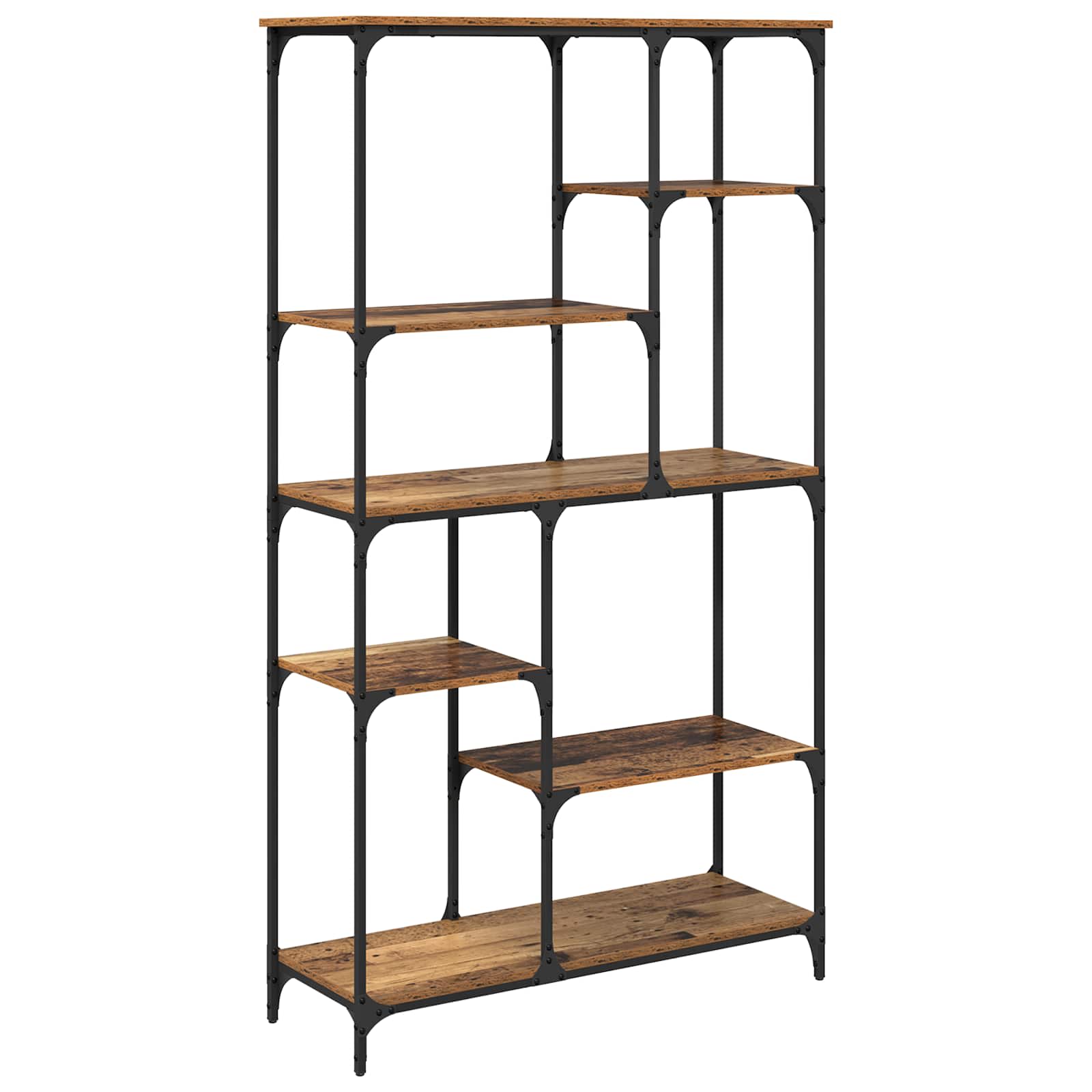 VidaXL Boekenplank Oudhout 99 X 35, 5 X 176 Cm Bewerkt Hout