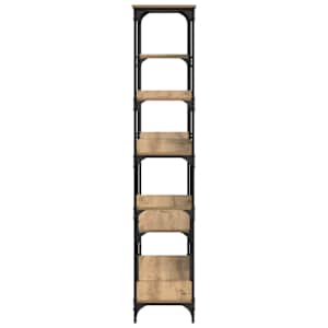 Knihovna Artisanový dub 99 x 35,5 x 176 cm kompozitní dřevo - obrázek 6