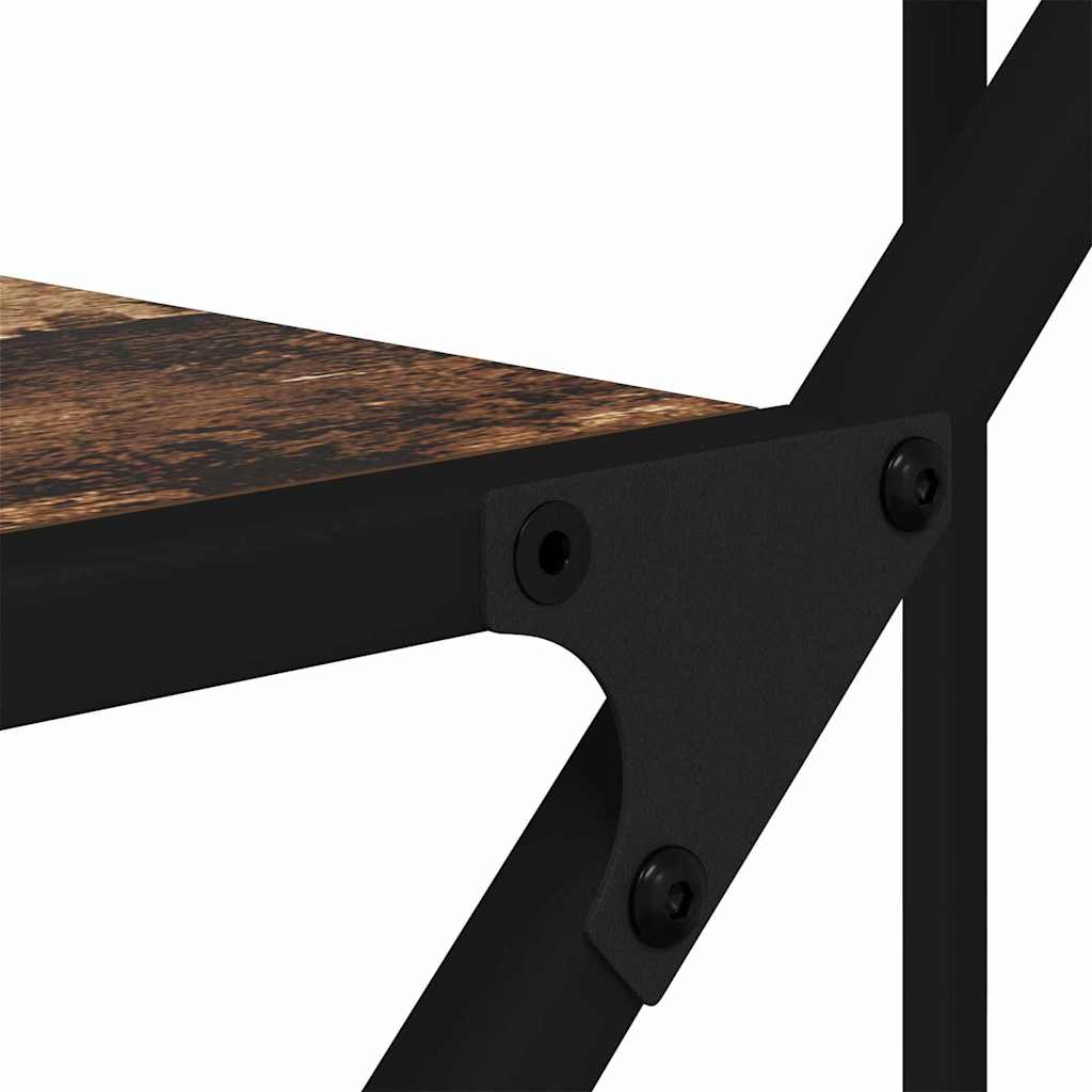 Raamatukapp Vana puit 91 x 36 x 176 cm Tehispuit - Image 8