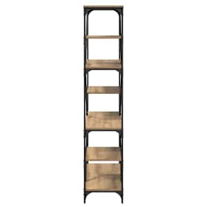 Knihovna Artisanový dub 91 x 36 x 176 cm kompozitní dřevo - obrázek 6