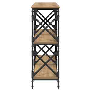 Konzolový stolek Artisanový dub 100 x 28 x 80,5 cm - obrázek 6