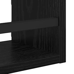 Sada nástěnných polic 3 ks Černý dub 40x16x14cm - obrázek 8