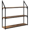 vidaXL Seinariiul Seinale kinnitav Vana puit 80 x 21 x 78,5 cm