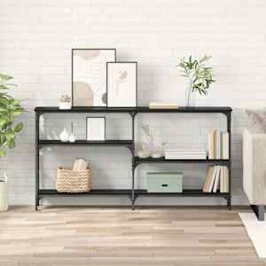 Konzolna miza Črna Orehovina 150 x 29 x 76,5 cm Konstruiran les