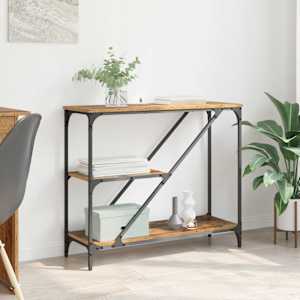 Konzolna miza Star les 88,5 x 30 x 75 cm Konstruiran les