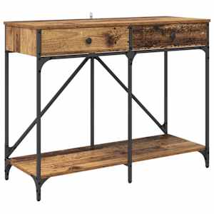 vidaXL Konsoollaud Vana puit 100 x 39 x 78,5 cm Tehispuit