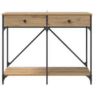 Konzolový stolek se zásuvkou Artisanový dub 100 x 39 x 78,5 cm - obrázek 6