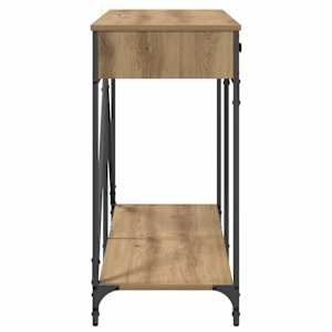 Konzolový stolek se zásuvkou Artisanový dub 100 x 39 x 78,5 cm - obrázek 7