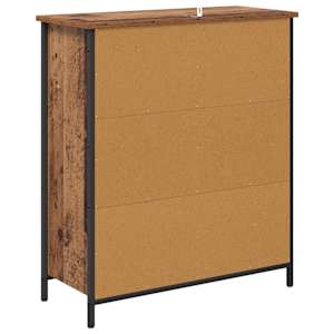 Servírovací skříň Staré dřevo 70 x 30 x 80 cm kompozitní dřevo - obrázek 8