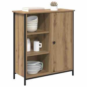 Servírovací skříň Artisanový dub 70 x 30 x 80 cm - obrázek 3
