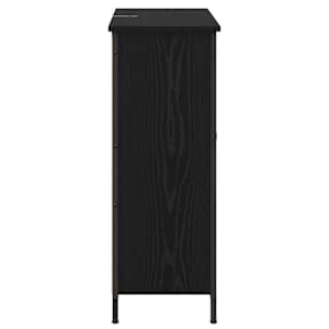 Servírovací skříň Černý dub 70 x 30 x 80 cm kompozitní dřevo - obrázek 7