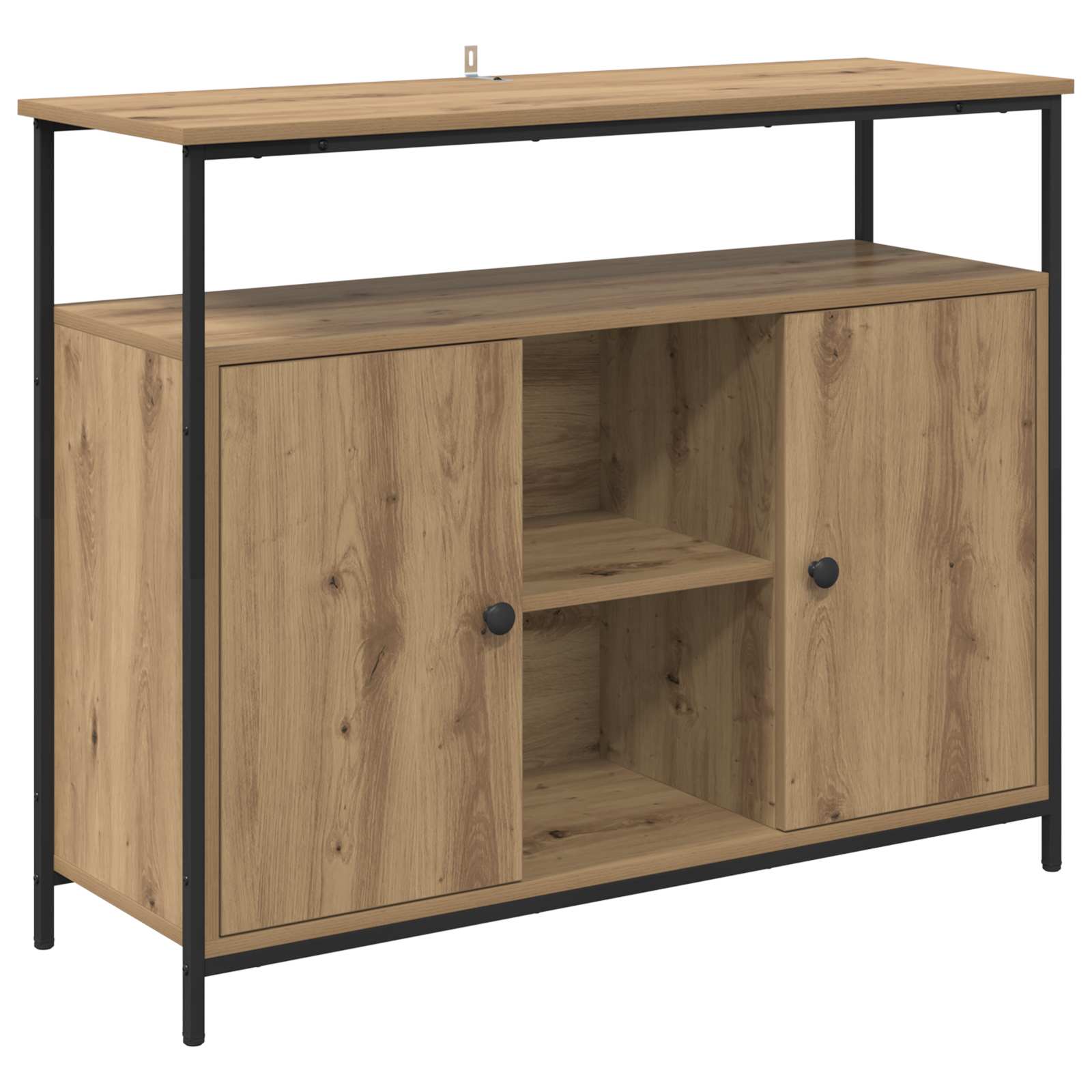 Servírovací skříň Artisanový dub 100 x 35 x 80 cm - obrázek 2