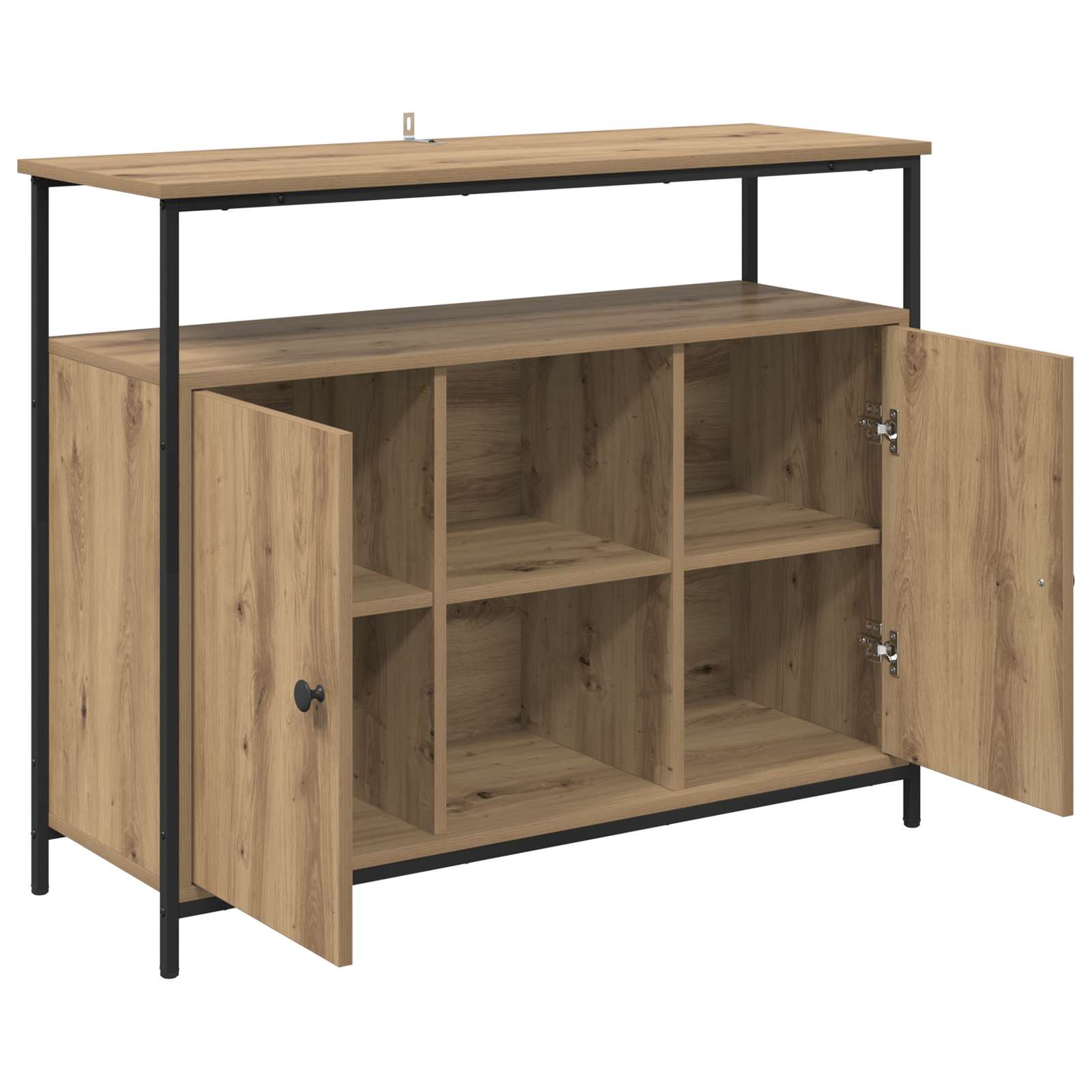 Servírovací skříň Artisanový dub 100 x 35 x 80 cm - obrázek 5
