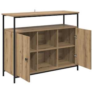 Servírovací skříň Artisanový dub 100 x 35 x 80 cm - obrázek 5