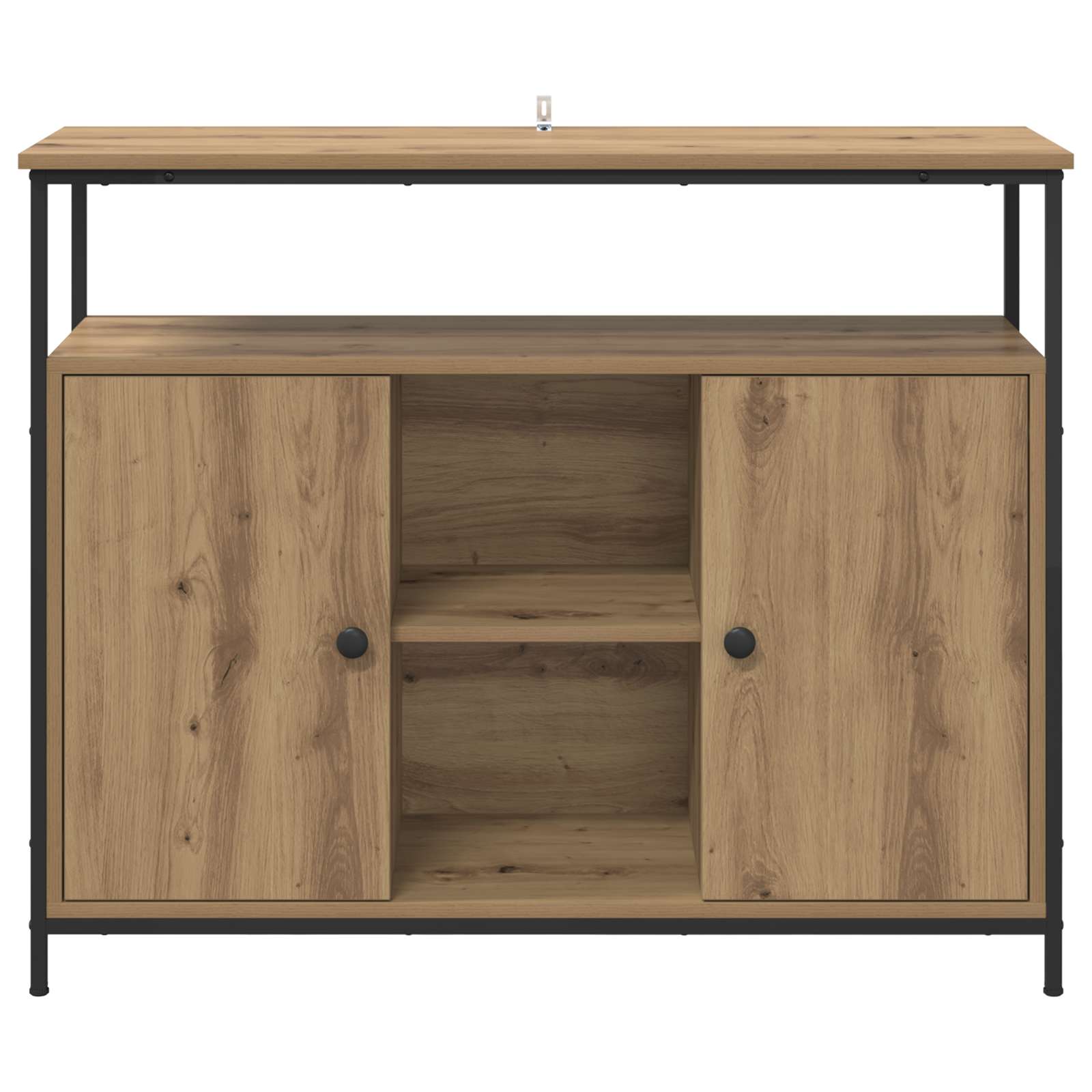 Servírovací skříň Artisanový dub 100 x 35 x 80 cm - obrázek 6