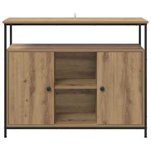 Servírovací skříň Artisanový dub 100 x 35 x 80 cm - obrázek 6