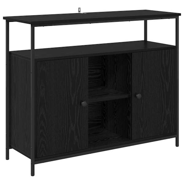 vidaXL K&otilde;ide Must tamm 100 x 35 x 80 cm Tehispuit