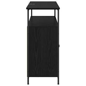 Servírovací skříň Černý dub 100 x 35 x 80 cm kompozitní dřevo - obrázek 7