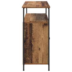 Servírovací skříň Staré dřevo 100 x 35 x 80 cm kompozitní dřevo - obrázek 7