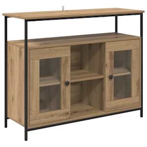 Servírovací skříň Artisanový dub 100 x 35 x 80 cm - obrázek 2