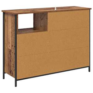 Servírovací skříň Staré dřevo 100 x 33 x 75 cm kompozitní dřevo - obrázek 8