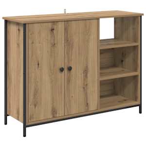 Servírovací skříň Artisanový dub 100 x 33 x 75 cm - obrázek 2