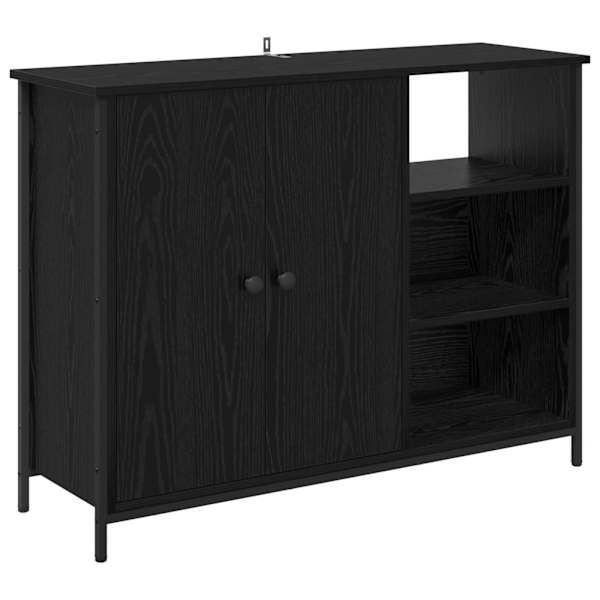 vidaXL K&otilde;ide Must tamm 100 x 33 x 75 cm Tehispuit