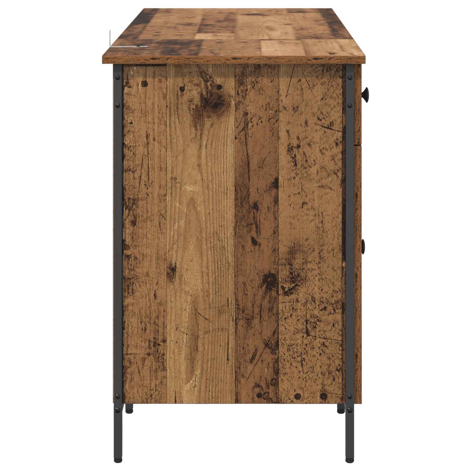 Tietokonepöytä Vanha Puu 131 x 48 x 75 cm Tekninen puu - Image 7