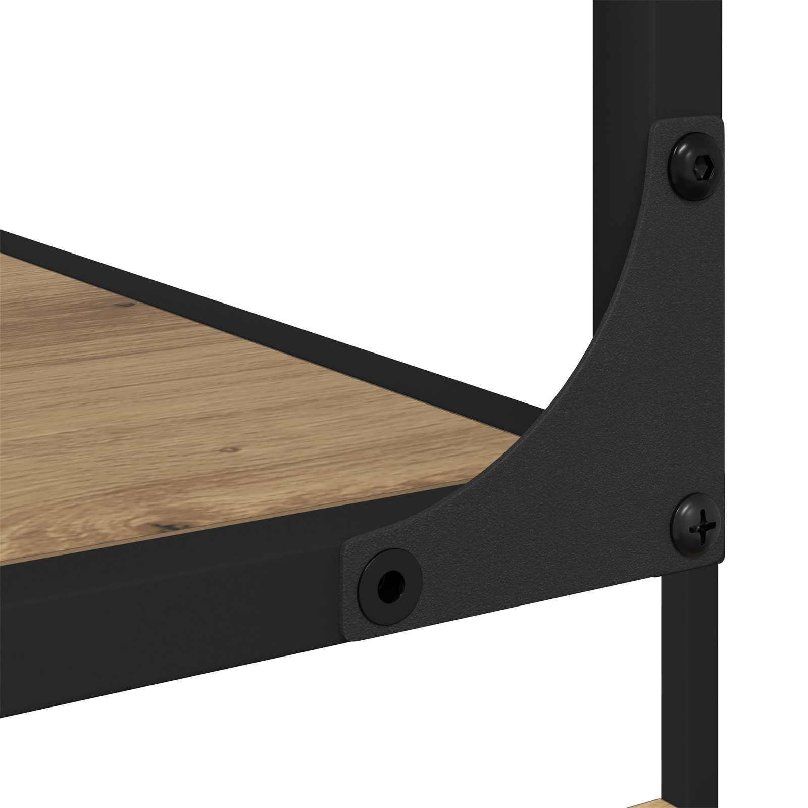 Knjižna omara artisan hrast 81 x 36 x 176 cm Konstruiran les - slika 8